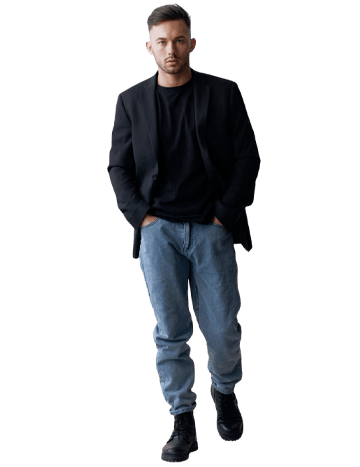 Men’s Black Tailored Blazer